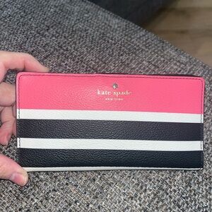 Kate Spade Pink/White/Black Wallet